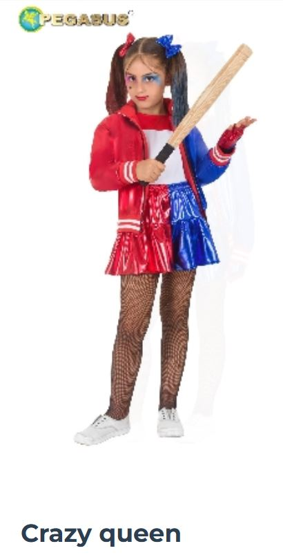 COSTUME CRAZY QUEEN 6/7 ANNI DI PEGASUS 1944