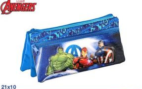 AVENGERS ASTUCCIO IN TESSUTO PORTATUTTO 3 CERNIERE CM.21x10 EOLD.