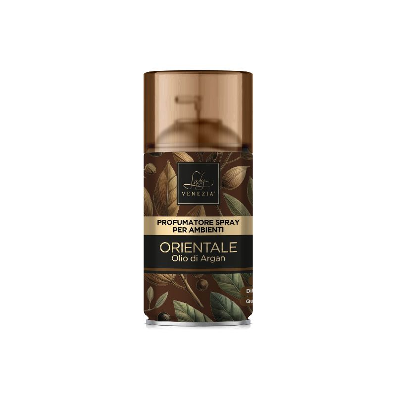 DEODORANTE AMBIENTE SPRAY RICARICA 250ML. LADY VENEZIA ORIENTALE OLIO DI ARGAN