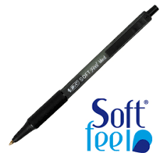 PENNA BIC SOFT CLIC GRIP NERA PEZZI 12