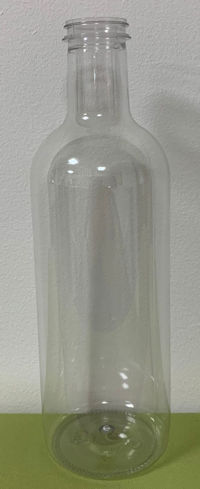 PET TANICA IN PLASTICA TRASPARENTE 1 LITRO BORDOLESE PER VINO O OLIO
