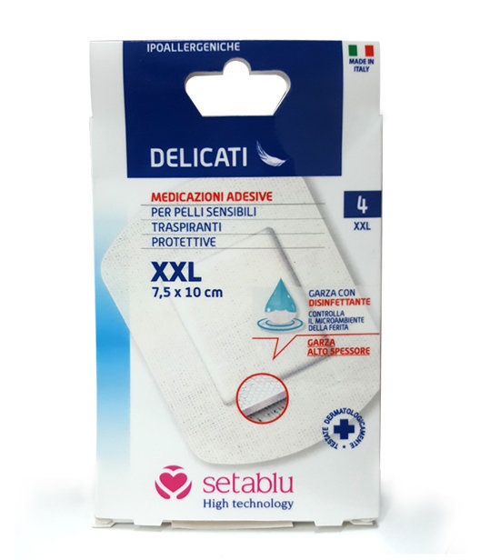 MEDICAZIONE CEROTTI DELICATI XXL CONF.4PZ. SETABLU