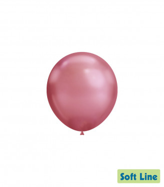 PALLONCINI 5 POLLICI CHROME CM.13 ROSA 114 CONF.100PZ. SOFT LINE