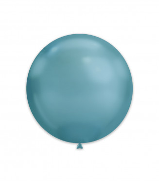 PALLONCINI 15 POLLICI CHROME CM.38 BLU 92 CONF.25PZ.