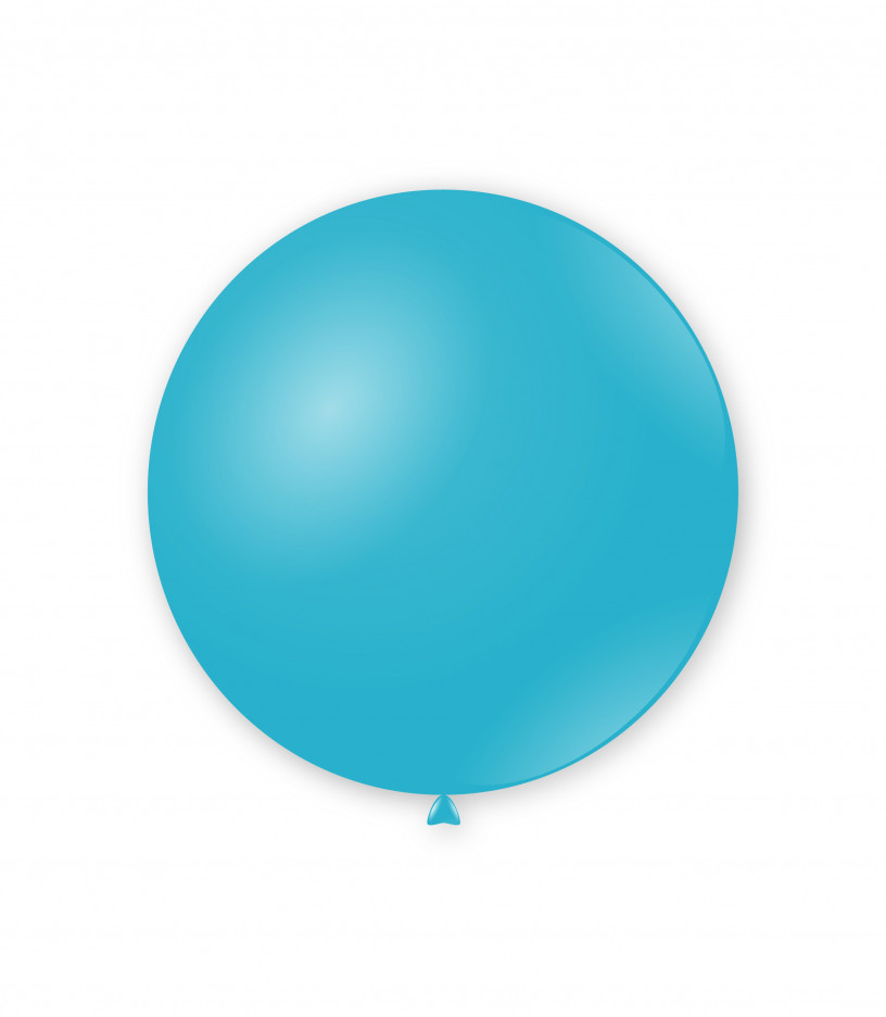 PALLONCINI 15 POLLICI CM.38 CONF.50PZ. CELESTE 46 PASTELLO
