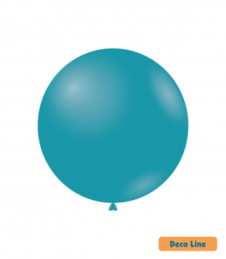 PALLONCINI DECO LINE PROFES. PASTELLO 18 POLLICI CM.46 CONF.20PZ. TURCHESE 222