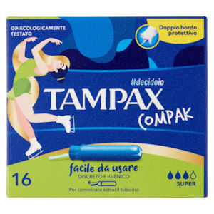 ASSORBENTI TAMPAX COMPAK SUPER 16PZ.