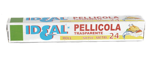 CARTA PELLICOLA PER ALIMENTI 24MT. IDEAL