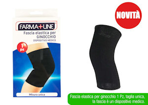 MEDICAZIONE FASCIA ELASTICA CAVIGLIA TAGLIA UNICA CONF.1PZ. FARMALINE