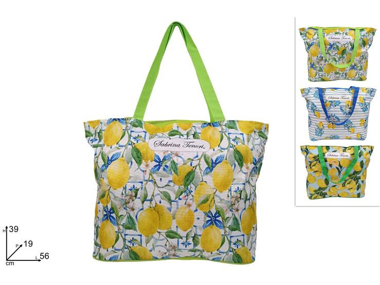BORSA MARE CM.39x19x56 FANTASIA SABRINA TENORI LIMONI