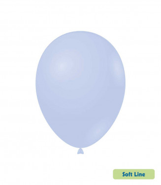 PALLONCINI 12 POLLICI CM.30 CELESTE CARTA ZUCCHERO 140 PASTELLO CONF.50PZ. SOFTL