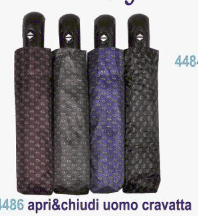OMBRELLO IN NYLON APRI E CHIUDI AUTOMATICO MINI IMPUGNA. CURVA UOMO IDEAPIOGGIA