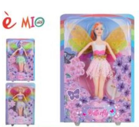 BAMBOLA BUTTERFLY CON ALI CM.30 EOLD.