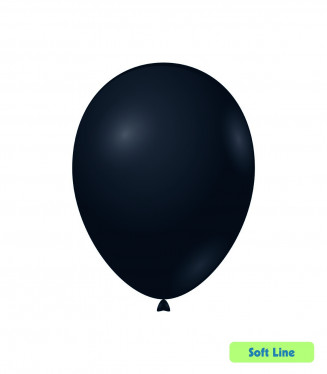 PALLONCINI 12 POLLICI CM.30 NERI 128 PASTELLO CONF.50PZ. SOFTLINE