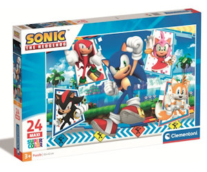 PUZZLE 24 MAXI SONIC 28526 CLEMENTONI
