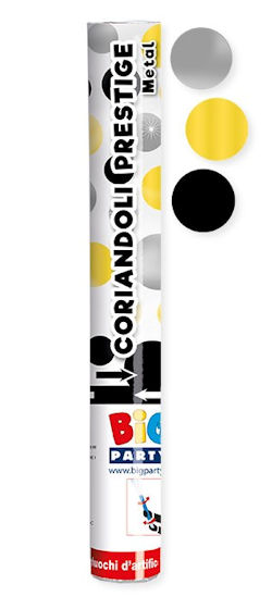 18 ANNI SOLO CORIANDOLI PRESTIGE TUBO SPARA CORIANDOLI CM.30 BIGPARTY