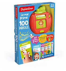 SAPIENTINO LE MIE PRIME 100 PAROLE 2-4 ANNI 16818 CLEMENTONI