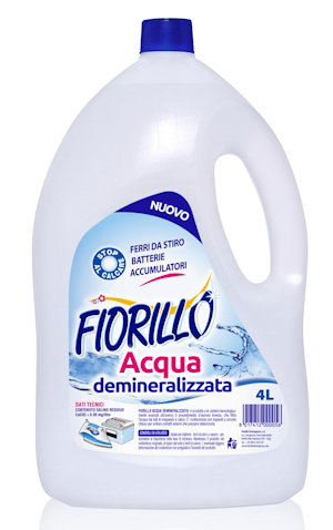 ACQUA DISTILLATA 4 LITRI FIORILLO DEMINERALIZZATA