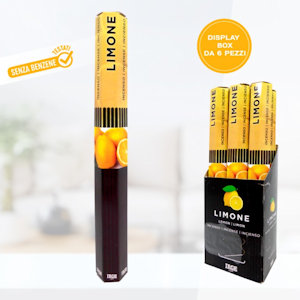 DEODORANTE AMBIENTE INCENSO FRAGANZA LIMONE CM.20 IRGE
