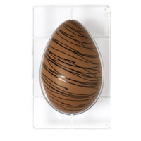 DOLCI STAMPO UOVA IN POLICARBONATO 350 gr. 1 CAVITA' CM.16,3x23 DECORA