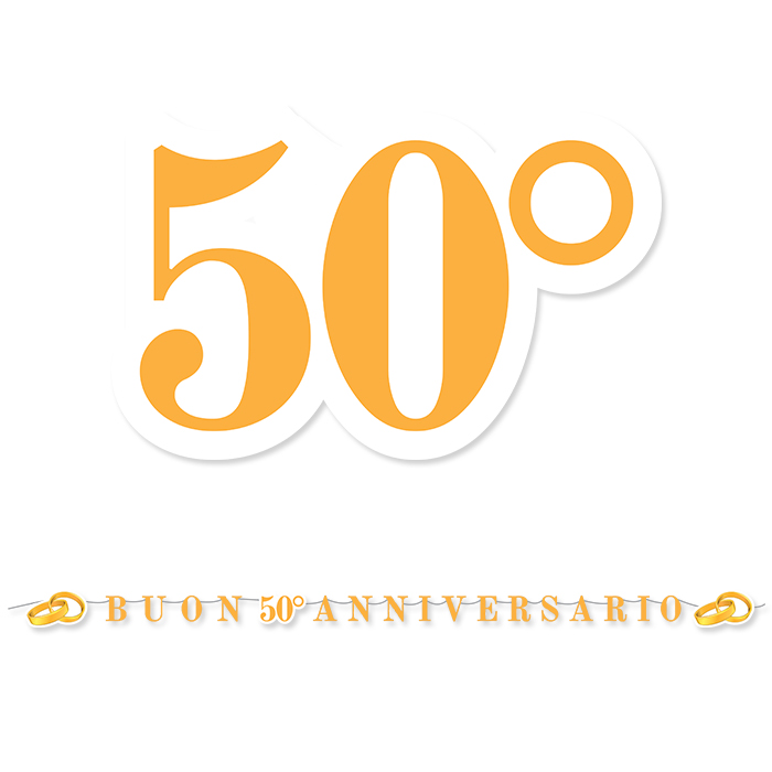 50° ANNIVERARIO FESTONE CM.600 BIGPARTY