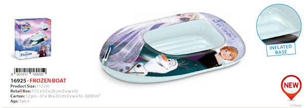 CANOTTINO PERS. F. FROZEN CM.122 BASE SOFT MONDO 16925