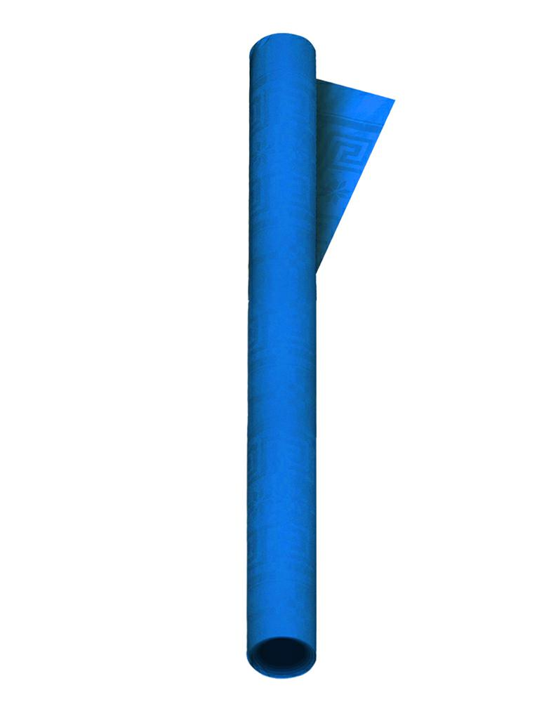 TOVAGLIA A ROTOLO DAMASCATA IMPERMEABILE CM.118x7mt. BLU SWEEPING