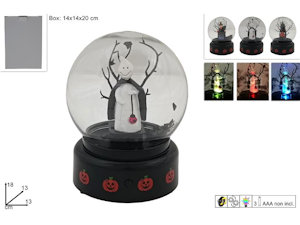HALLOWEEN ACCESSORI FESTA LANTERNA AMPOLLA CON SUONI E LUCICM.13x18 DUESSE