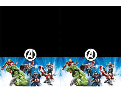 AVENGERS TOVAGLIA IN PLASTICA CM.120x180 BIGI