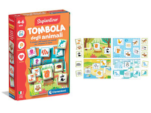 SAPIENTINO LA TOMBOLA DEGLI ANIMALI 4-6 ANNI 16842 CLEMENTONI