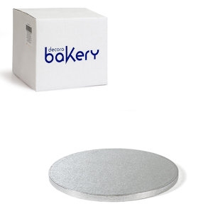 CAKEBOARD TONDO SILVER CM.D.36xH.1,2 DECORA