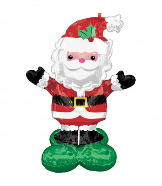 PALLONCINO MYLAR SAGOMA NATALE BABBO NATALE CM.H.53