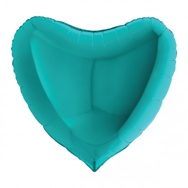 PALLONCINO MYLAR SAGOMA CUORE TIFFANY 36 POLLICI