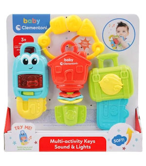 DENTIZIONE CHIAVI SOFT MULTIATTIVITA' MESI 3+ 17914 CLEMENTONI