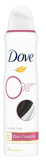 DEODORANTE DOVE SPRAY 150ML. ADVANCE CARE 0% SALI INVISIBILE CARE