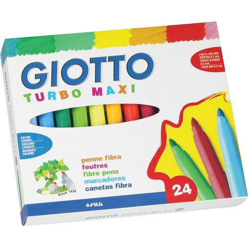 PENNARELLI MAXI JUMBO TURBO COLOR DA 24 GIOTTO