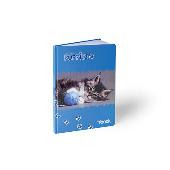 QUADERNONE CARTONATO 100FF RIGATURA B PUPPIES NIKOFFICE PEZZI 5