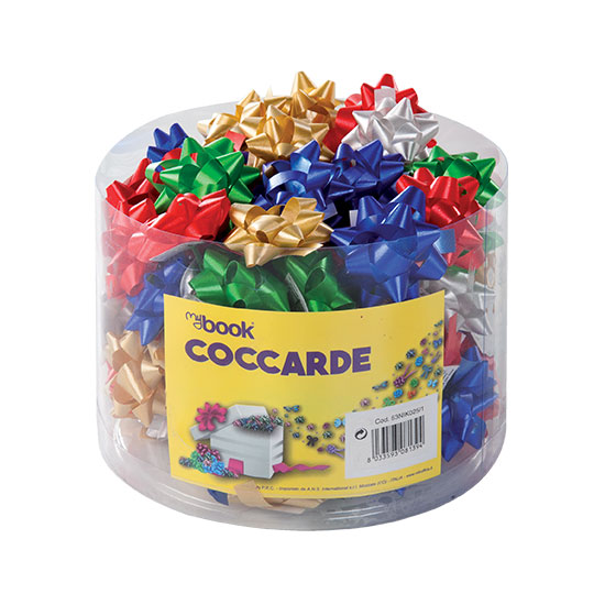 COCCARDE ADESIVE MM.3.8 CONF.100PZ. ASSORTITE NIKOFFICE