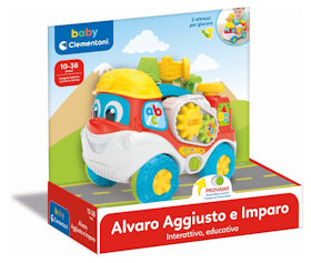 MEZZI CAMIONCINO ALVARO AGGIUSTO E IMPARO 17990 CLEMENTONI