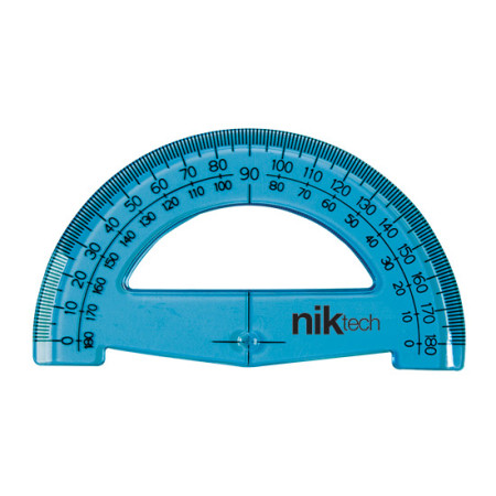GONIOMETRO IN PLASTICA 180° NIKOFFICE