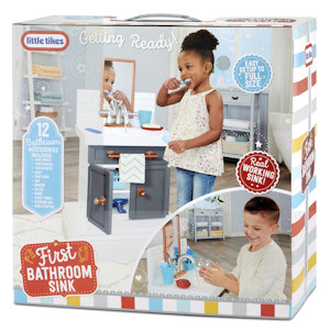 MOBILETTO DA BAGNO CON LAVABO E ACCESSORI LITTLE TIKES MGA