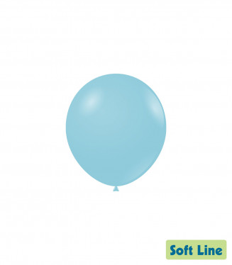PALLONCINI 5 POLLICI CM.13 CONF.100PZ. CELESTE BABY 127 SOFTLINE