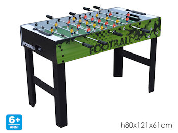 CALCIO BALILLA IN LEGNO CM.121x61xH.80 519105H GENERAL