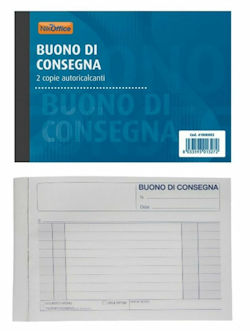 CONSEGNA BLOCCO BUONO DI CONSEGNA 2 COPIE CM.11x16 NIKOFFICE
