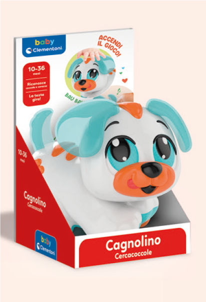 BABY ANIMALI CAGNOLINO CERCACOCCOLE INTERATTIVO 10-36 MESI 17450 CLEMENTONI