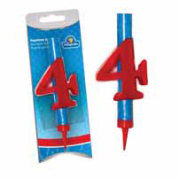 CANDELA PIROTECNICA NUMERALE "4"
