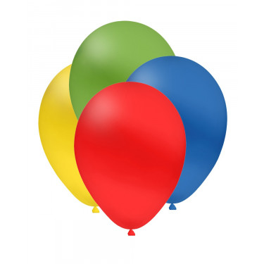 PALLONCINI 10 POLLICI CM.26 CONF. 100PZ. ASSORTITI