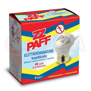 PROTEZIONE AMBIENTE ZZ PAFF DIFFUSORE PER LIQUIDO ANTIZANZARE + 1 RICARICA 45 N