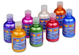 TEMPERA PERLATA FLACONE DA 300ML. GIALLO ORO PRIMO