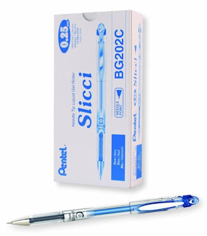 PENNA PENTEL GEL SLICCI 0,7 BLU pezzi 12